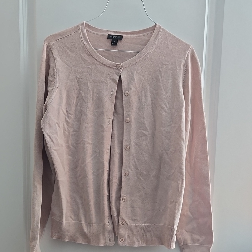 Women's Pink Cardigan Sweater